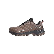 Adidas Donna Terrex Skychaser AX5 Gore-Tex Hiking Shoes, Trace Brown, Earth Strata, Semi Impact Orange, 36 EU