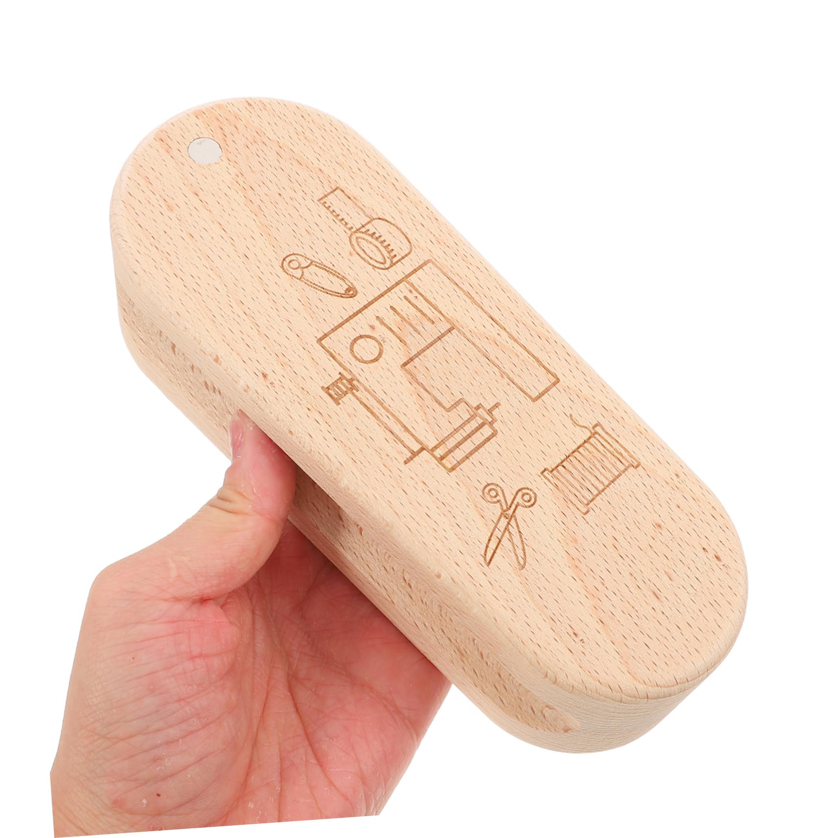 2pezzi Clapper Legno Per Cucito e Stiratura Con Scala Strumenti Per Quilting e Pressatura Tessuti Pratico e Resistente Per Cucitrici e Appassionati Di Patchwork