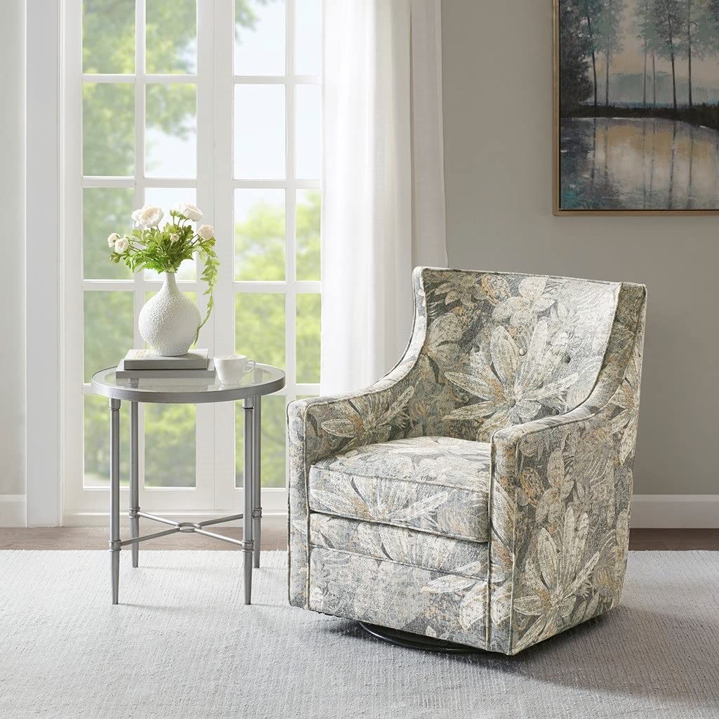 Amazon.com: Madison Park Alana Swivel Chair - Solid Wood, Plywood