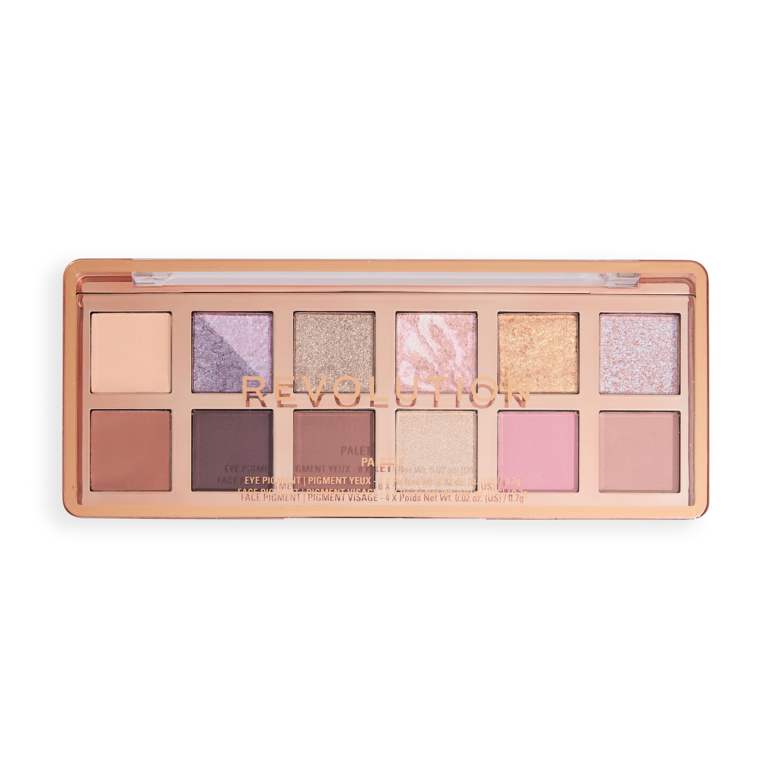 Makeup Revolution The Eternal Icon Palette, matte and shimmer pigment, butter for luxe finish, easy-to-apply, high-impact, 8.4gm-image-8