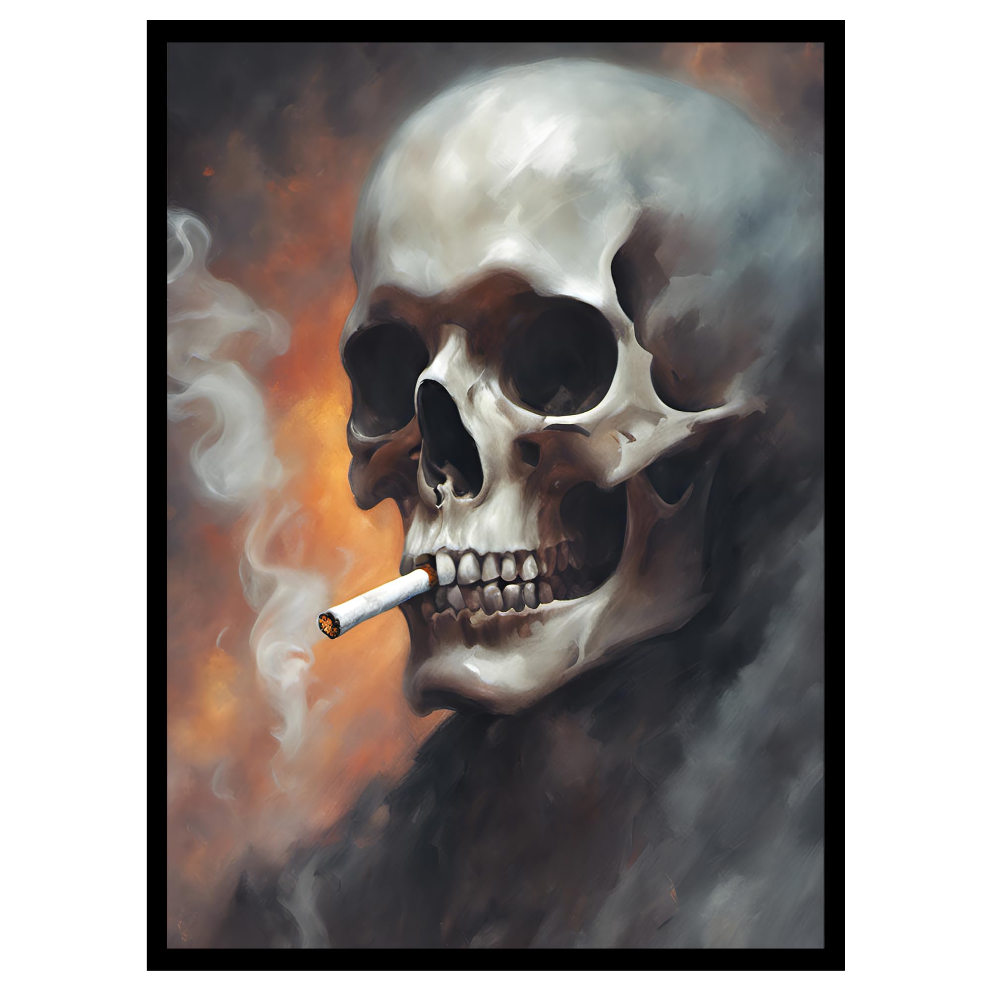 (Smoking Skull) - 100ct Matte TCG/MTG Card Art Sleeves by Ai Armor
