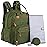 BabbleRoo Extra Large Diaper Bag Backpack, Expandable Baby Bag with Up to 50% More Capacity - Travel Essentials Baby Bag Tote with Changing Pad, Stroller Straps & Pacifier Case - Unisex, Forest Green