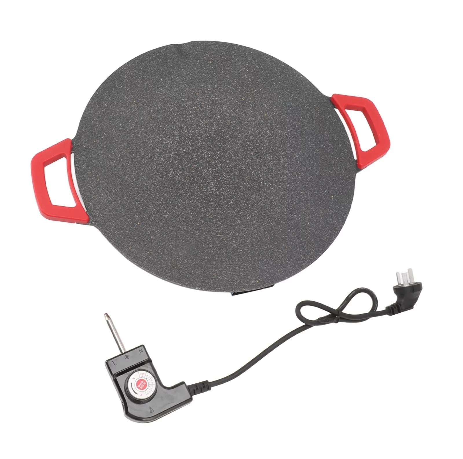 ADAK Electric Crepe & Pancake Maker with Precise Temperature Control | Multi-Function Non-Stick Dosa Tawa & Grill Pan | Rigag Maker |Wok