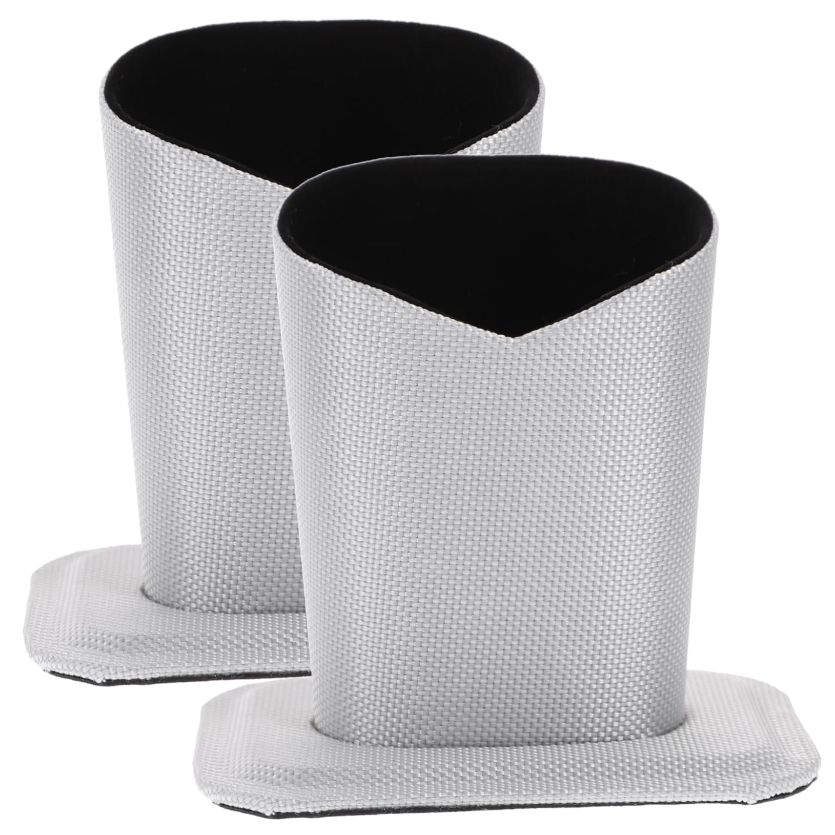Porte-lunettes léger FOMIYES lot de 2 supports en tissu argenté pour lunettes de soleil