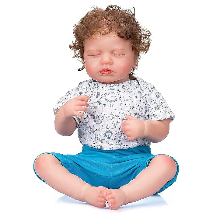 Buy iCradle Lifelike Newborn Baby Dolls 20 Inch Real Life Soft Silicone