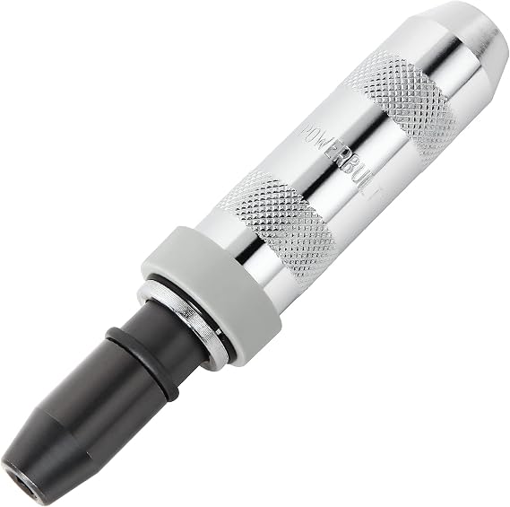 Powerbuilt 1/2 Inch Drive Impact Driver Set Extractor Tool, Slotted or Phillips Screwdriver Bits, Remove Rusted, Damaged Screws - 648002, Large
