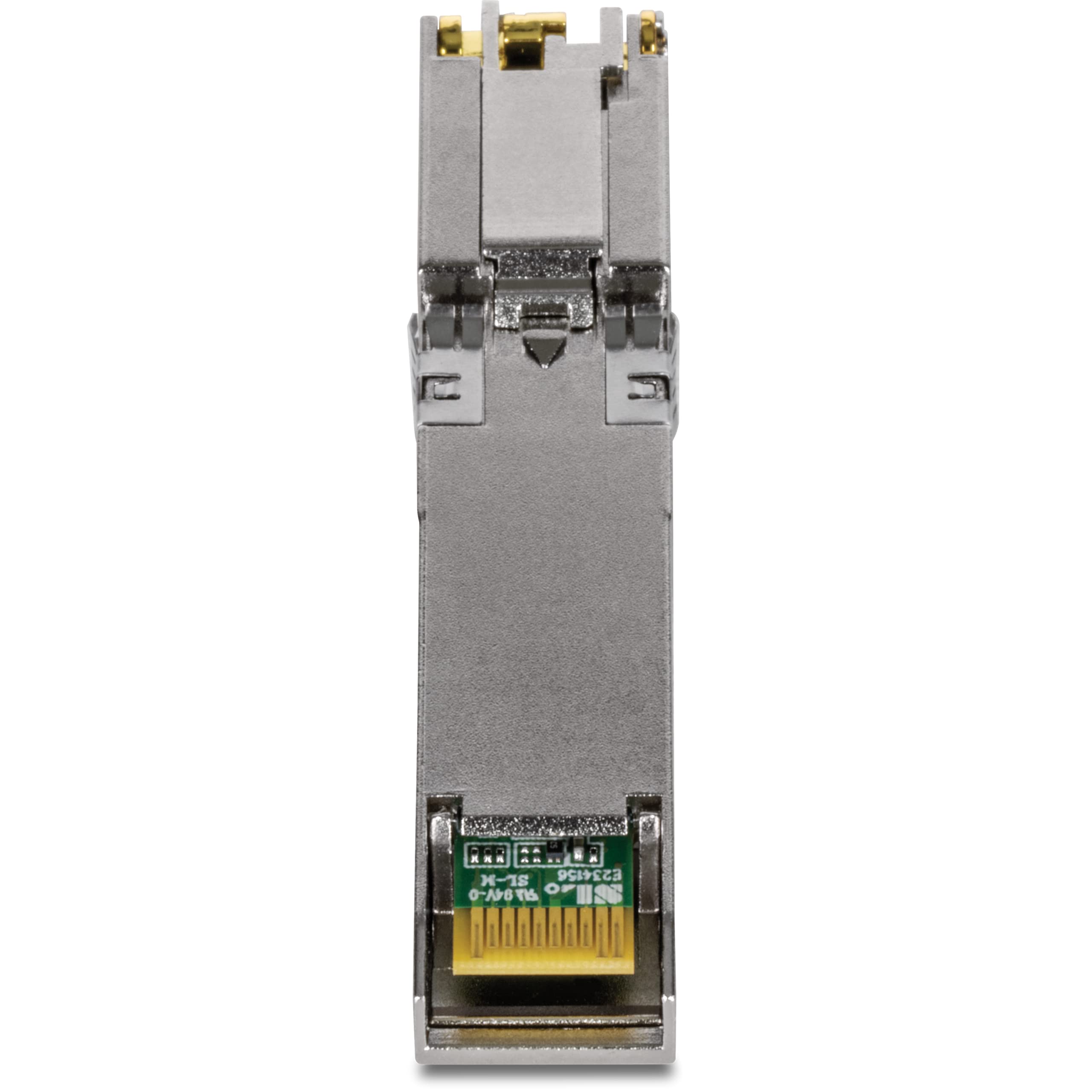 TRENDnet Module SFP+ en cuivre RJ-45 10 G, convertit Un Emplacement SFP+ Standard en Un Port RJ-45 Multi-Gigabit, connecte des appareils jusqu'à 30 m, branchable à Chaud, argenté, TEG-10GBRJ