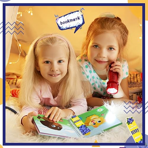 Miniatura 5 de Gersoniel Marcapáginas para niños, marcadores para rascar y oler con aroma a frutas, divertidos marcadores de aula, bonitos marcadores para