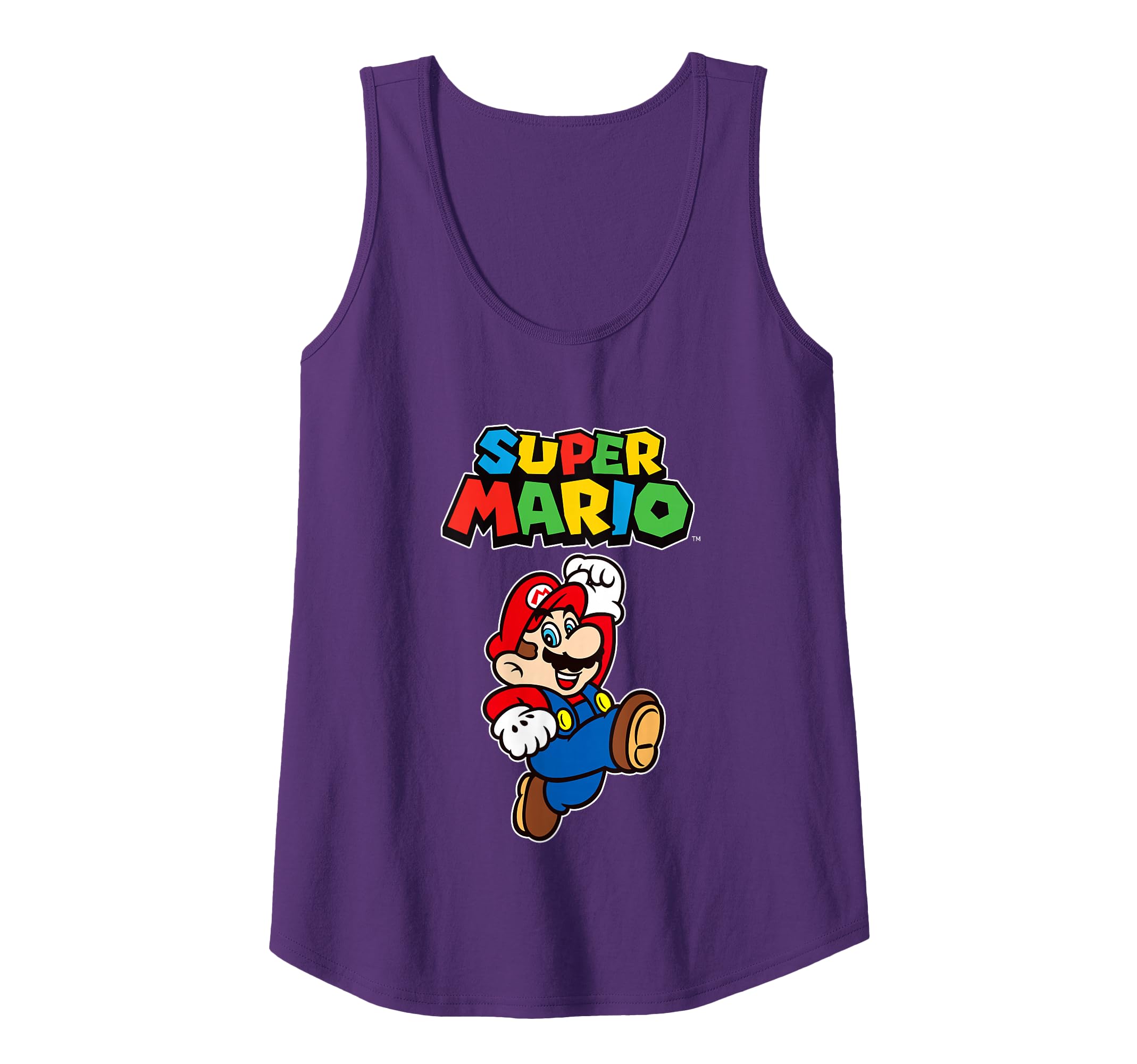 Super Mario Big Jump Classic Character Portrait Tank Top