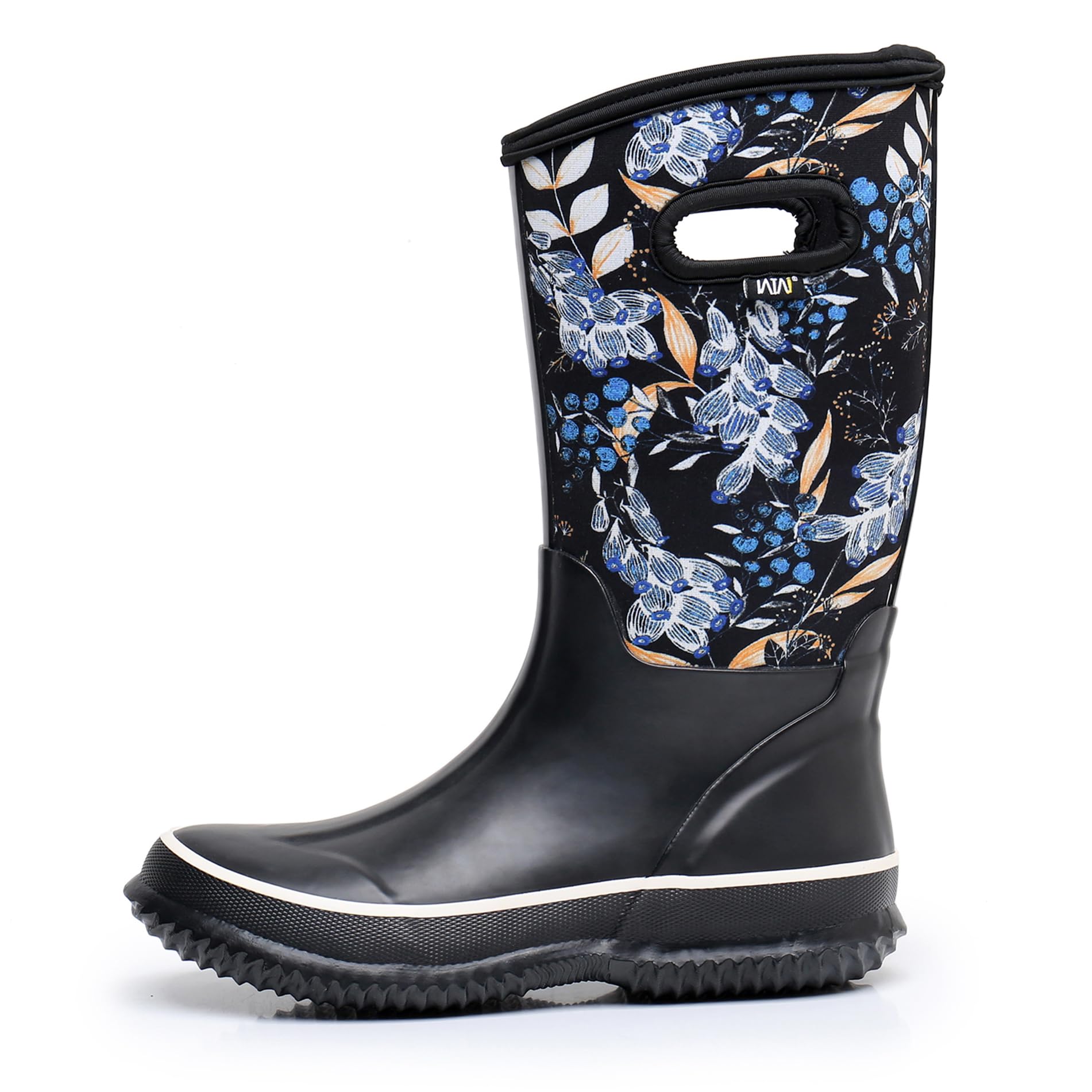 靴 TWW SIDE GORE RAIN BOOTS MID 37 WTW Mid Calf Rain Boots for Women - Waterproof Insulated Neoprene