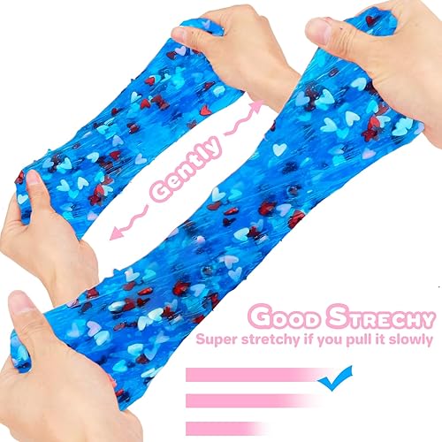 Miniatura 5 de Slime transparente de gelatina de pastel rosa con fresa slime de agua perfumado prefabricado con masilla suave para niños regalos de fiesta de