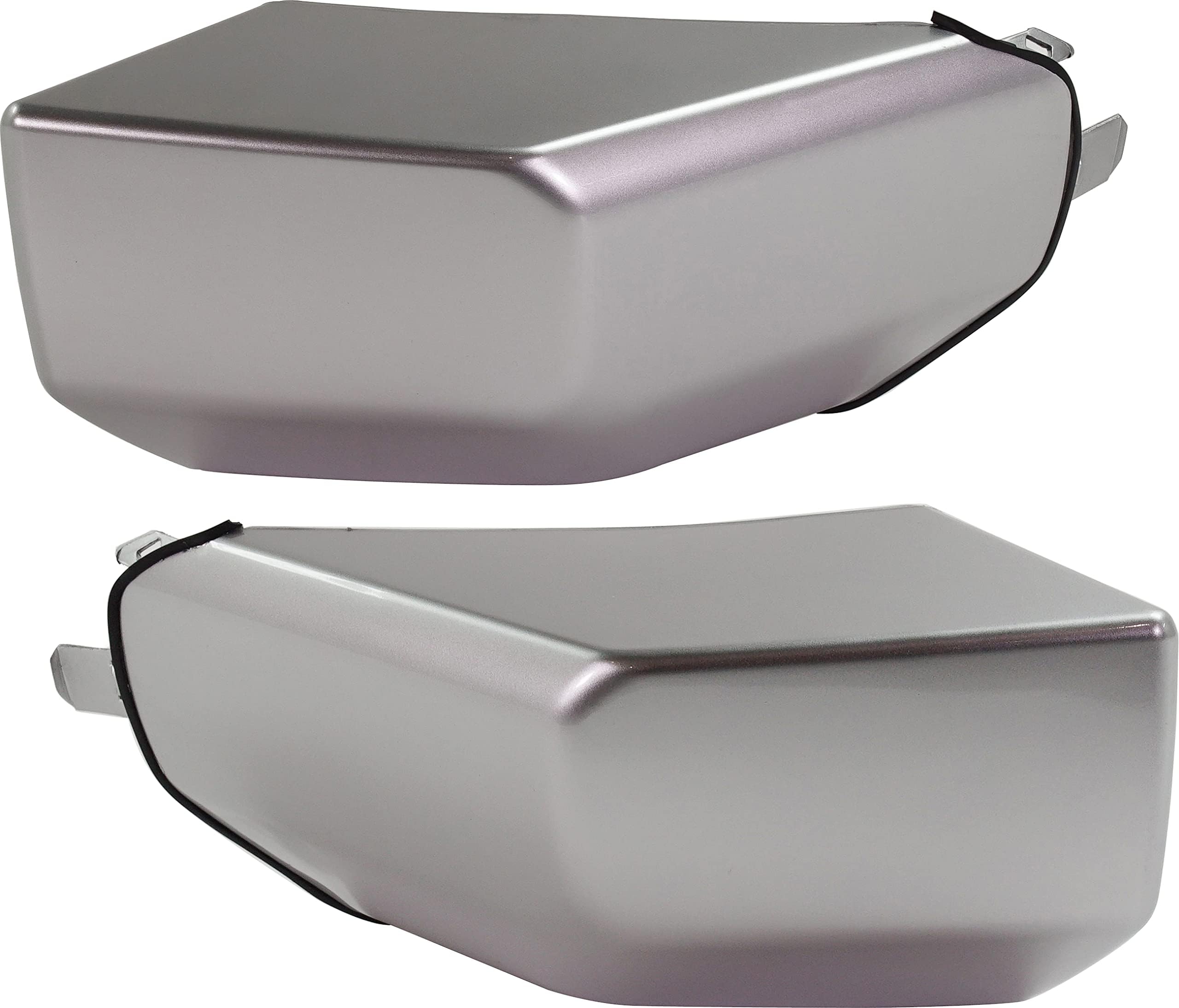 Garage-Pro Bumper End SET Compatible with Toyota FJ Cruiser 2007-2014 Front, Driver and Passenger Side, For Models Without Special Edition Package, Painted Silver, Plastic