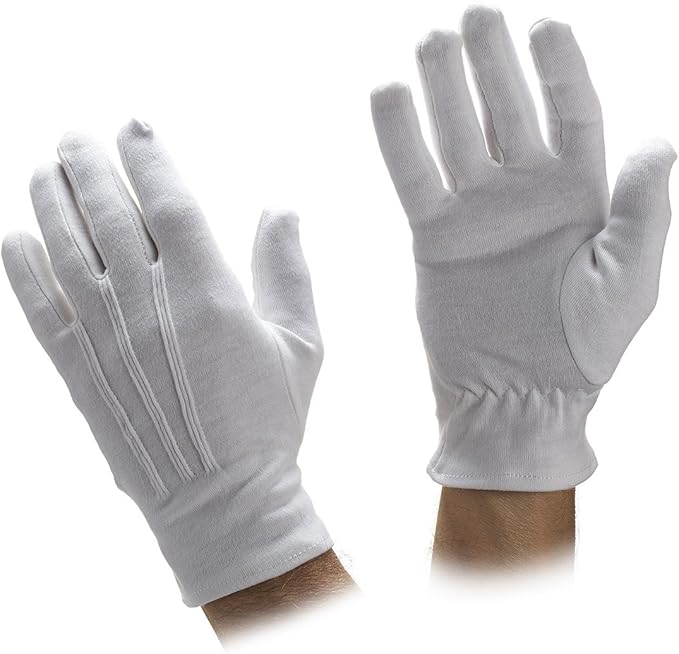 White Cotton Gloves. Black Cotton Gloves Tools & Home