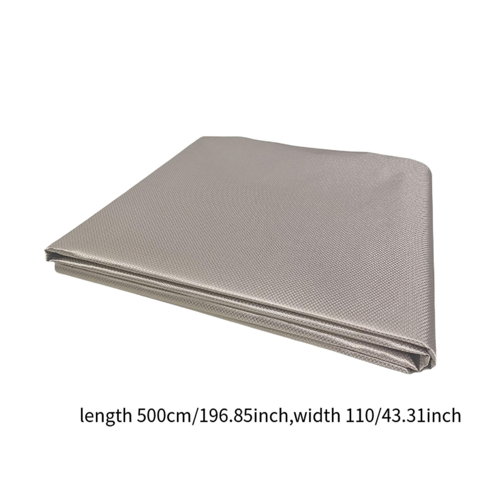 Tela de Protección Electromagnética Función de Bloqueo Manta Protectora contra Señales RF Material Conductor Resistente Accesorio para Proteger, 500 Cm, Individual