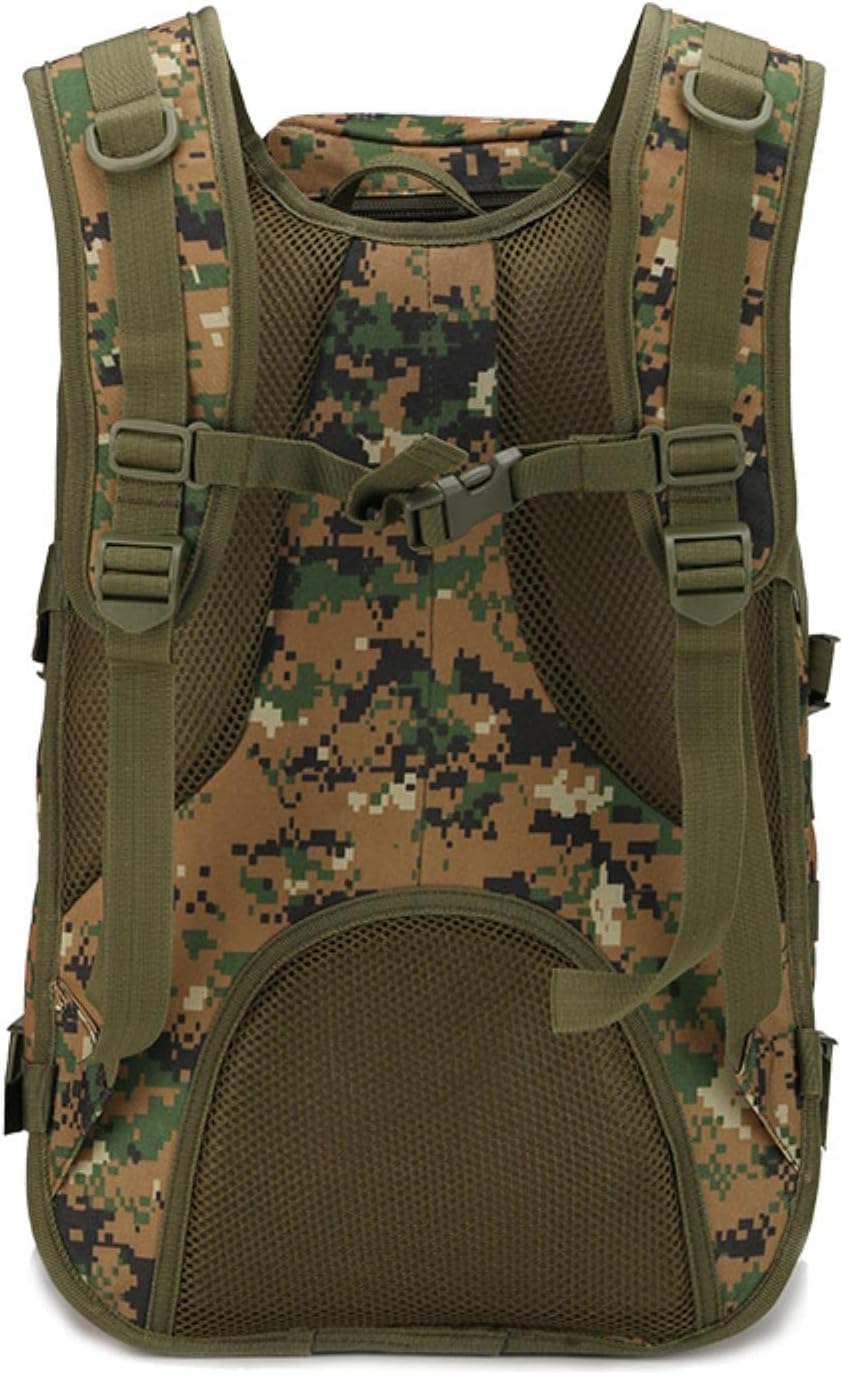 DTKJ 40L Military Tactical Backpack with Molle System for Outdoor Hiking Camping Trekking Hunting