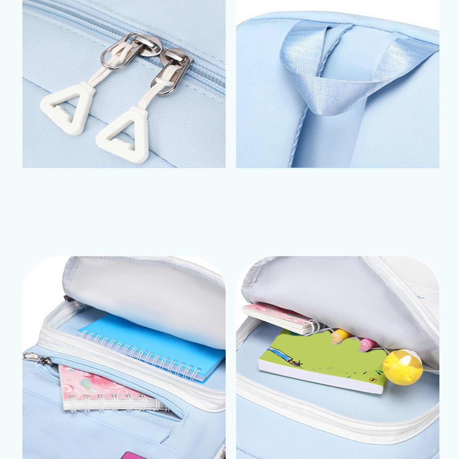 Zaino per bambini per ragazze, zaino per la scuola impermeabile con, Nero , Siehe Beschreibung, Vedi descrizione | Zaino per la scuola per studenti, aule, picnic e viaggi su strada, campeggio, viaggi, escursioni, sport
