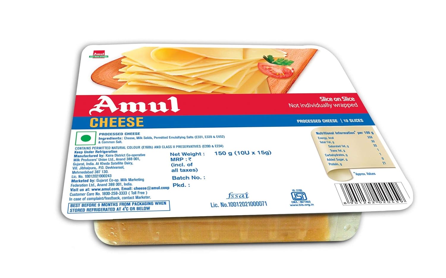 Amul Slice On Slice, 150 g Amazon.in Grocery & Gourmet Foods