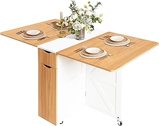 12 Kitchen Upper Cabinets Ideas for Smart Vertical Space Use 109 53“ Folding Dining Table Space Saving Foldable Dining Table with Drawer,...