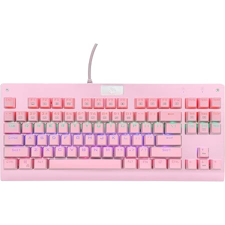 Amazon ゲーミングキーボード キーボード87キー 有線 キーボード Rgbバックライト 青軸 持ち運び便利 1年間品質保証 ピンク Qz Motospeed ゲーミングキーボード 通販
