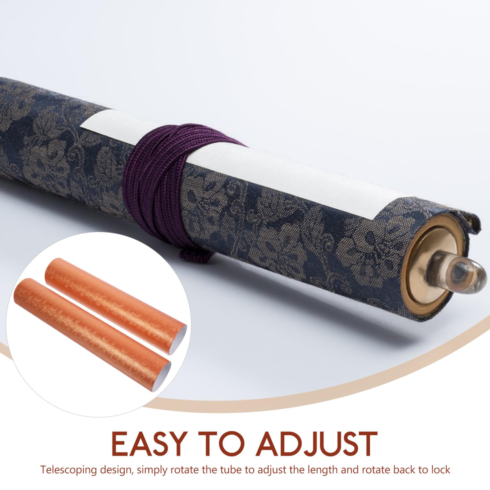 NAMOARLY Poster Tube Box Telescopic Storage Tube Outdoor Reusable Paper Tube Safe for Posters Calligraphy