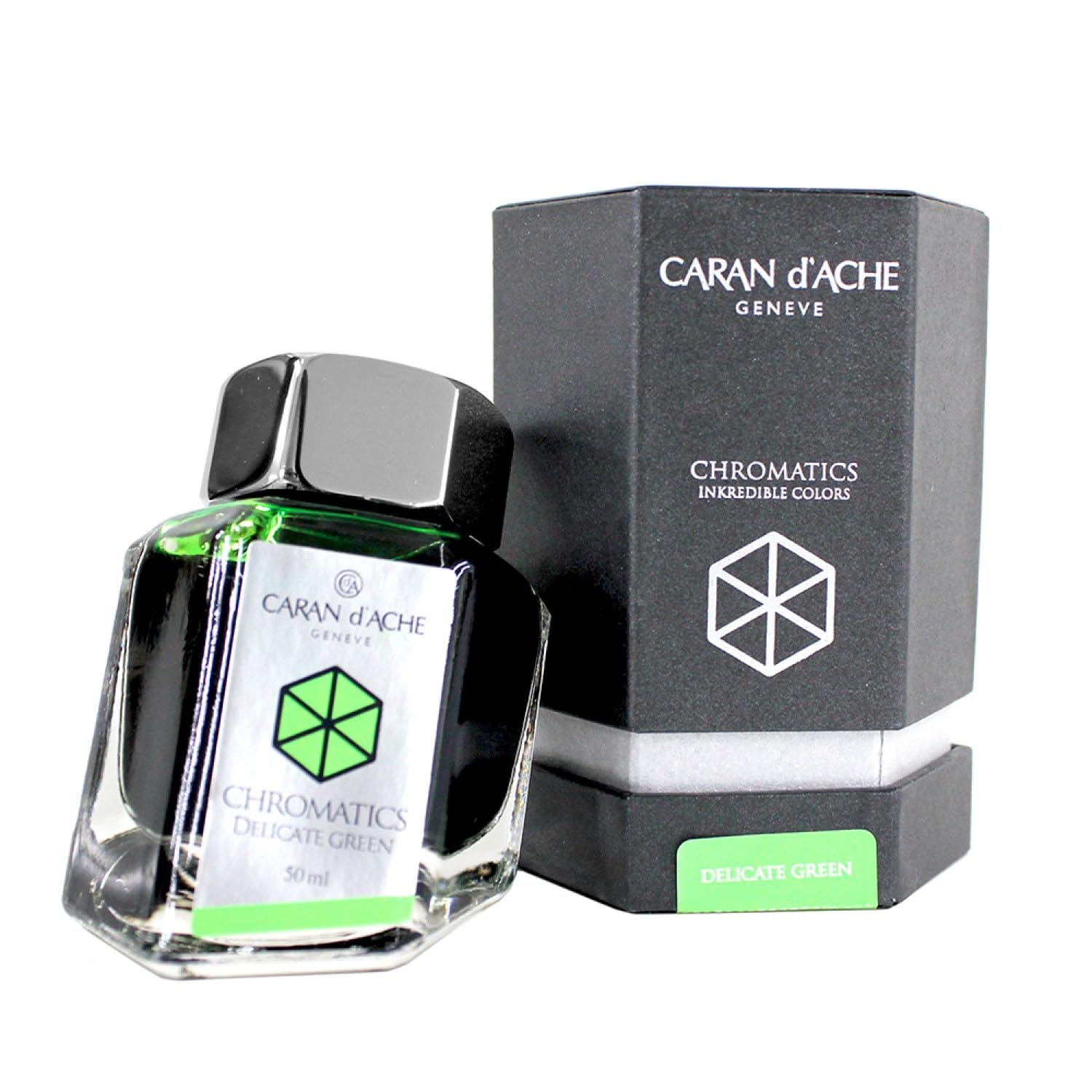 Caran d'Ache 76346 Recharge encre stylographique compatible stylo-plume Délicat Vert