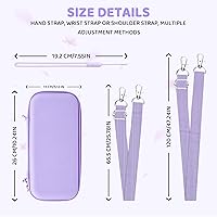 Vista 4 de FANPL Case bundle for Nintendo Switch OLED Accessories, Carrying Case for Switch OLED and JoyCon Controller with Hard Flip Protective Case and