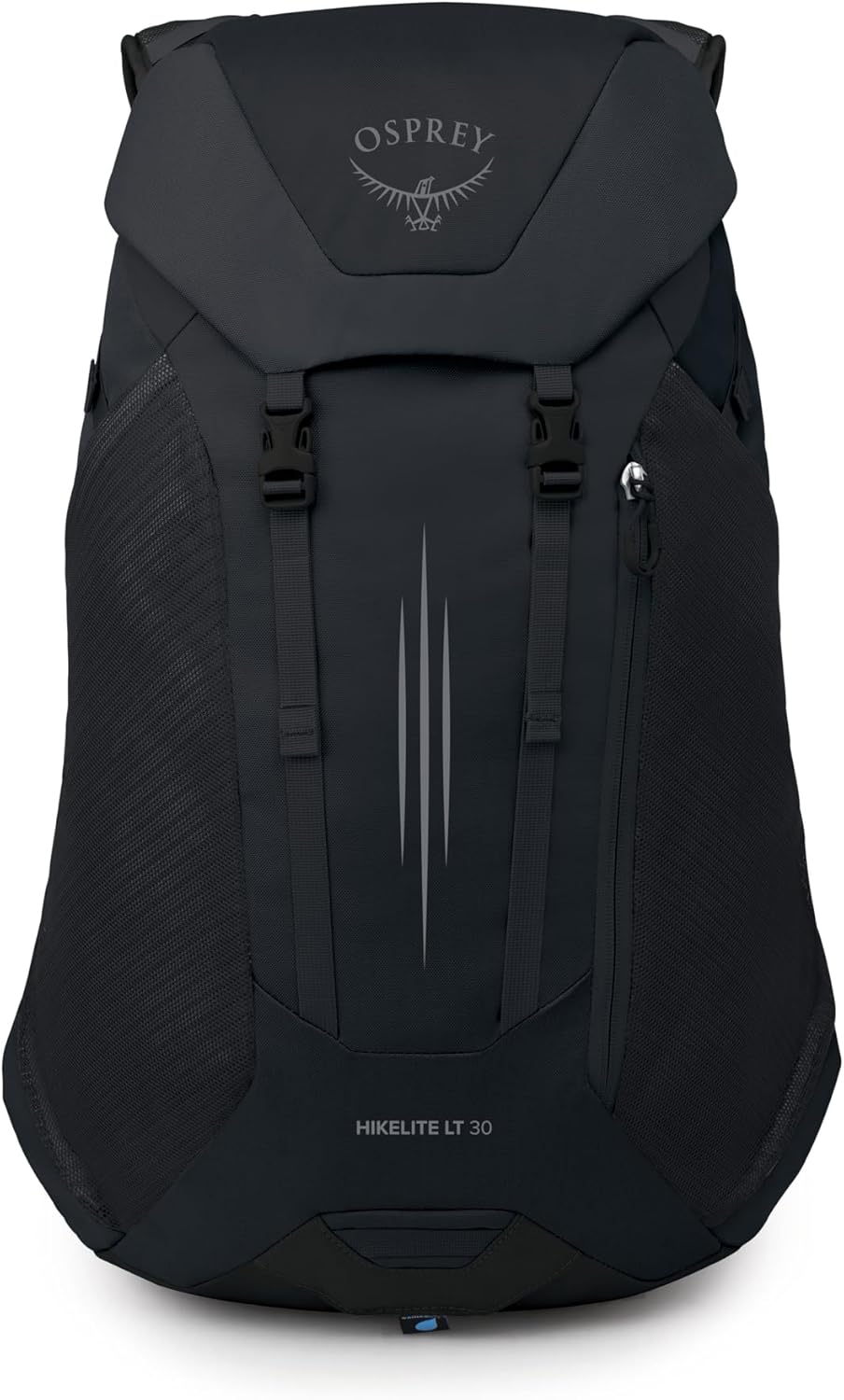 Osprey Hikelite LT 30L Hiking Backpack - Lightweight Travel Daypack with Rain Cover for Men and Women, Black