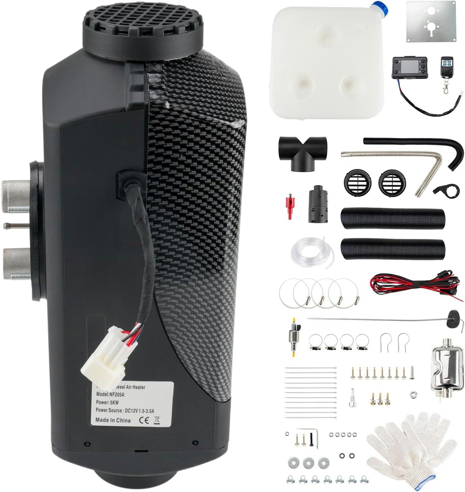 Radiateur à air diesel 12V 5KW pour voiture camion remorque et véhicule récréatif