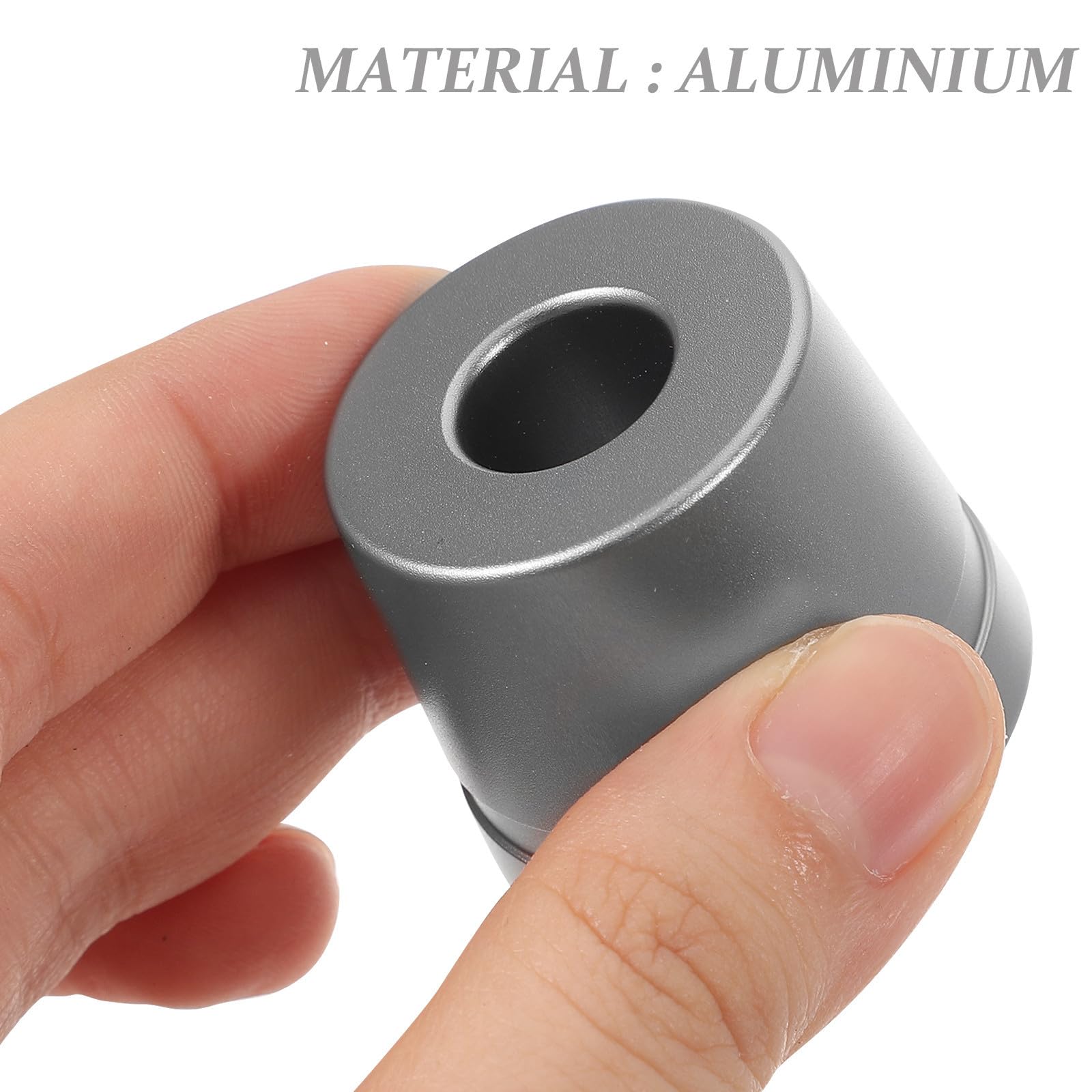 Operitacx 10 Pezzi Supporto per Rasoio di Sicurezza in Alluminio Nero, Base | Porta Rasoio Manuale, Facile da Pulire e Resistente All’usura, Design Portatile per Uso Domestico Ordinato