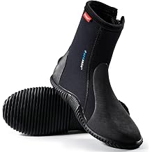 5mm Neoprene Dive Boots for Man Women with Anti-Slip Sole