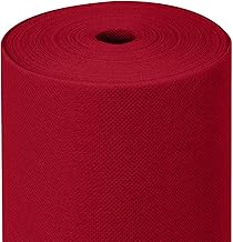Horeca Collection TNT Table Runner 0.4 x 12 Metres Pre-Cut to 30 cm Roll (Red)