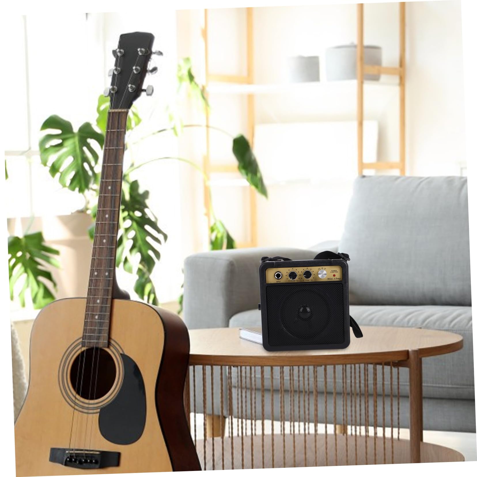 Amplificador De Bajo Pequeño Mini Amplificador De Guitarra Eléctrica Portátil y Robusto