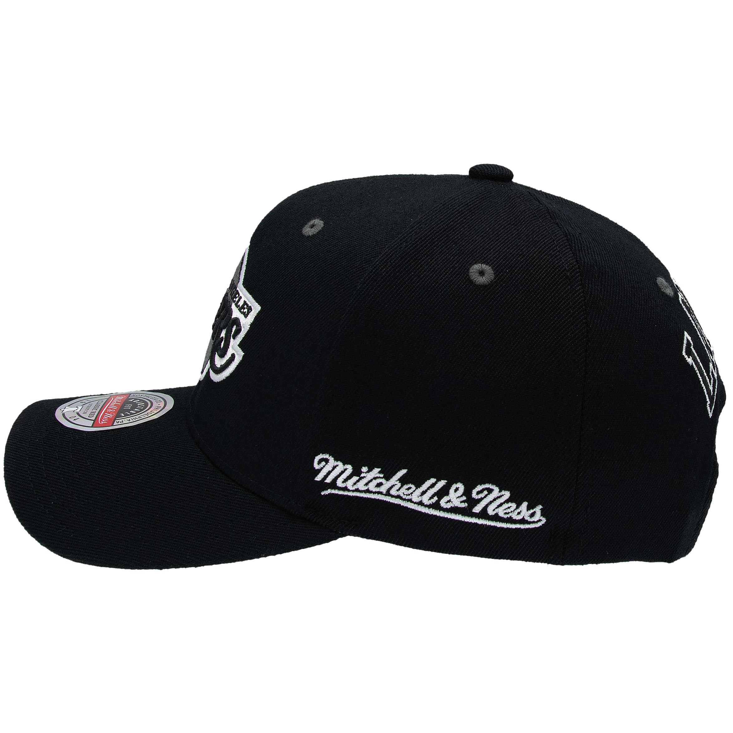 Mitchell & Ness Curved Snapback - Eazy B&W, L.A. Lakers