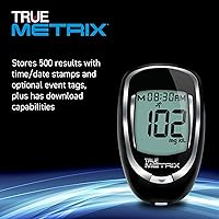 Vista 4 de Kit de Inicio de Medidor TRUE METRIX - Medidor de Glucosa en Sangre, Estuche, 100 Tiras Reactivas, Dispositivo de Punción, Solución de Control