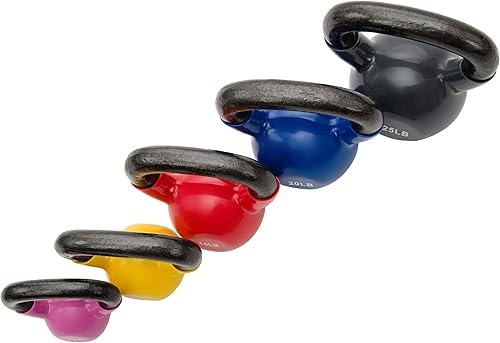 Miniatura 9 de Sunny Health & Fitness Pesa rusa recubierta de vinilo para entrenamiento de fuerza con pesas