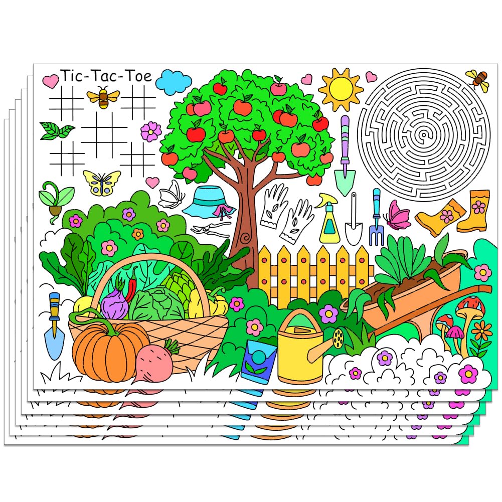 30 Sets De Table En Papier à Colorier Thème Mariage 40x28 Cm - Décorations Et Jeux Pour Fêtes