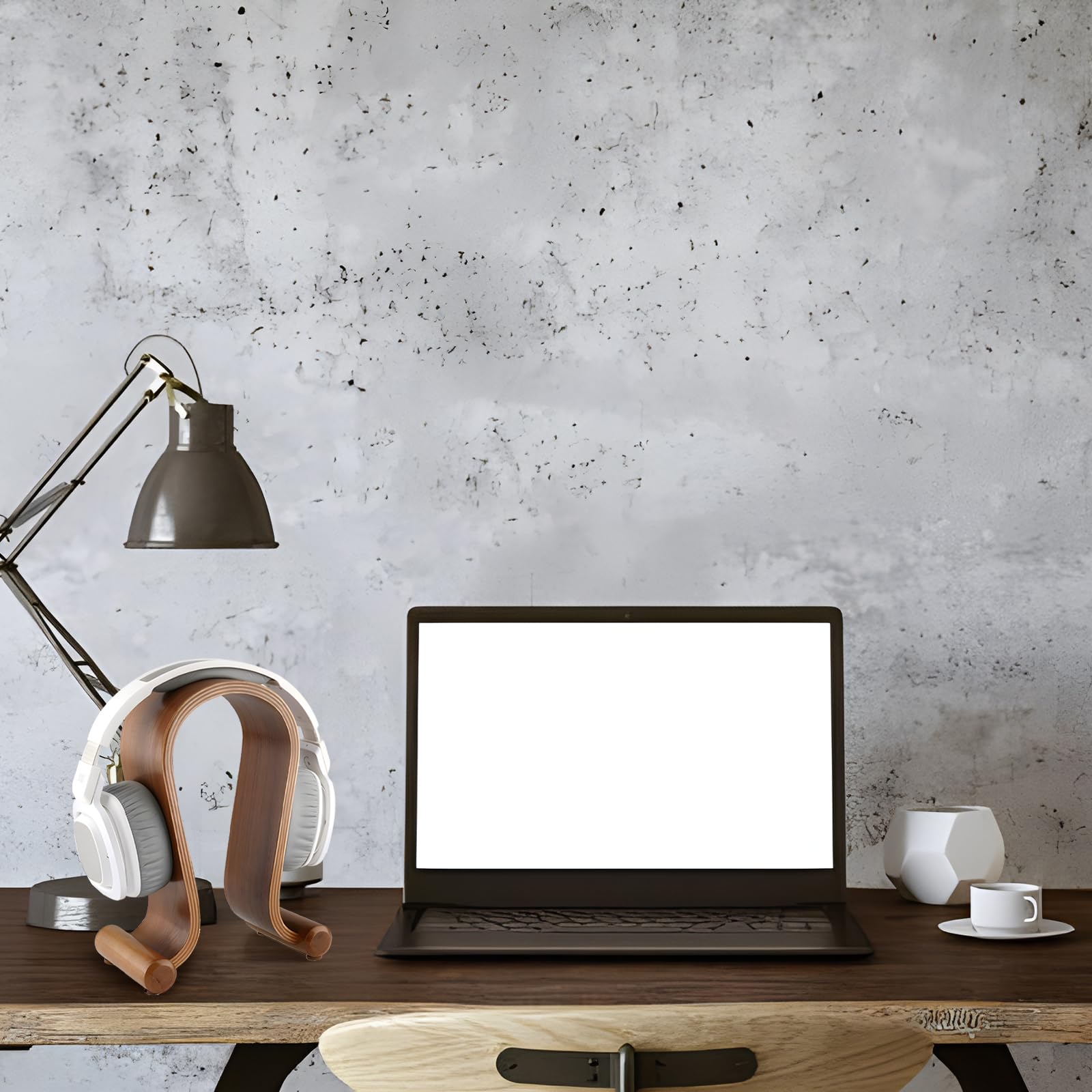 Tebery Kopfhörerhalter Kopfhörerständer Universal aus Holz Halterung Walnussholz Kopfhörer Ständer kopfhörer Halter Gaming Headset Halterung