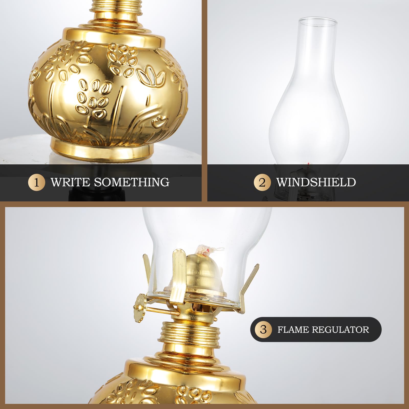 Oude, Vintage Kerosinelamp Die Zacht Gloeit Op Een Verouderde Houten Oude, Vintage Kerosinelamp Die Zacht Gloeit Op Een Verouderde Houten