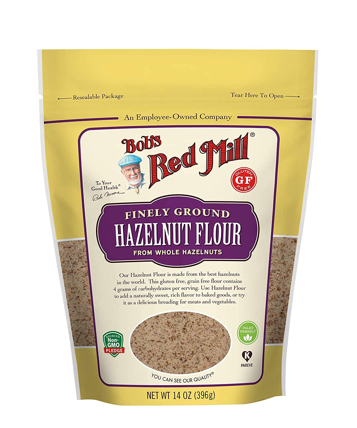 Hazelnut Flour, 14 oz (Pack of 2)