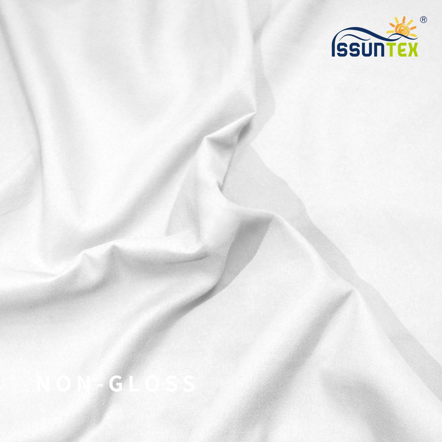 ISSUNTEX Fondo de fotos de 3 x 3 metros, para estudio fotográfico, pantalla plegable de alta densidad para fotografía de vídeo y televisión, color blanco