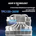 Thermalright Peerless Assassin 120 SE CPU Cooler, 6 Heat Pipes AGHP Technology, Dual 120mm PWM Fans, 1550RPM Speed, for AMD:AM4 AM5/Intel LGA 1700/1150/1151/1200/1851,PC Cooler gallery image