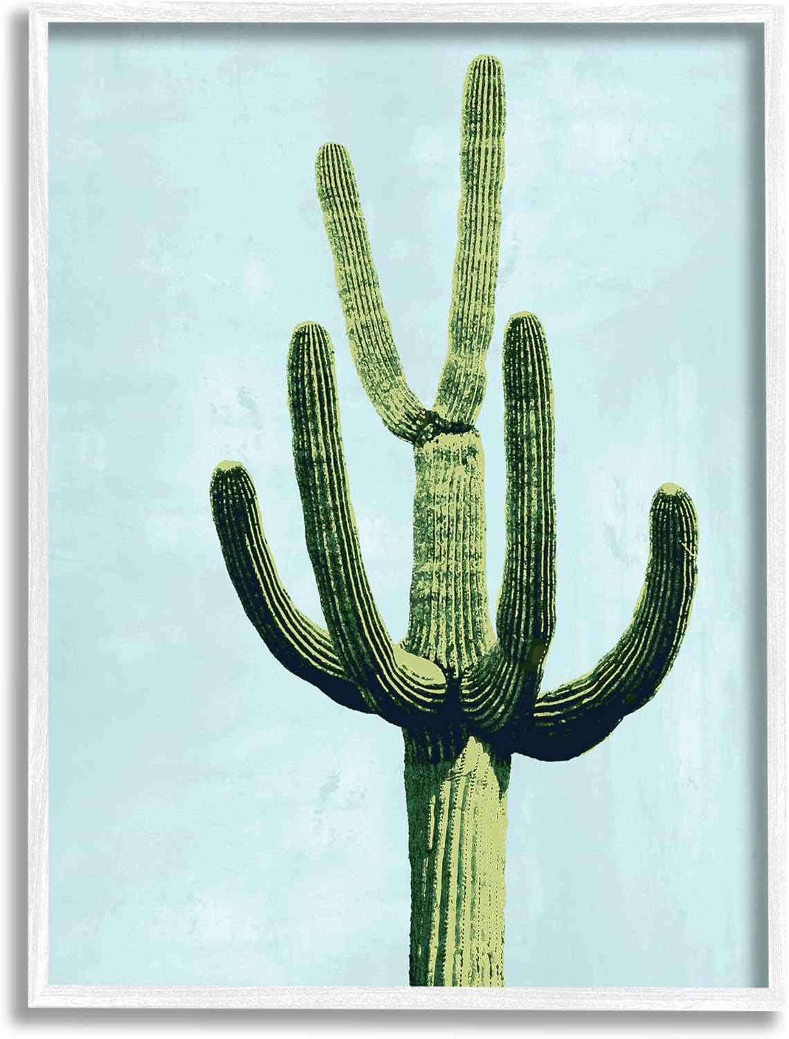 Stupell Industries Cactus Plant Arid Vegetation Giclee Framed Wall Art, Design by Mia Jensen