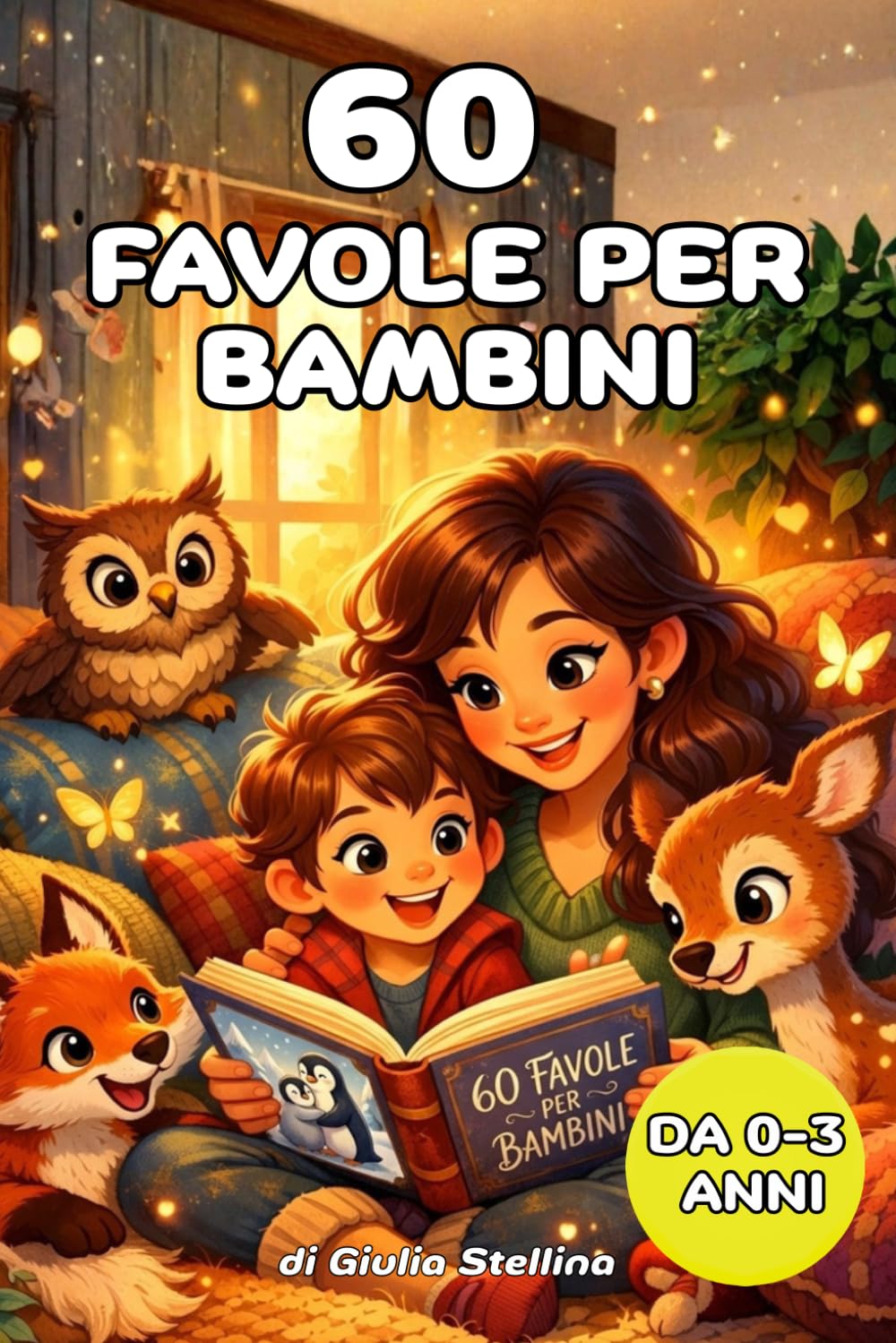 60 favole per bambini: Favole illustrate a colori per bambini 0-3 anni con morale finale e preziosi insegnamenti, ideale per la buonanotte. Storie ... per valori, emozioni e buone abitudini