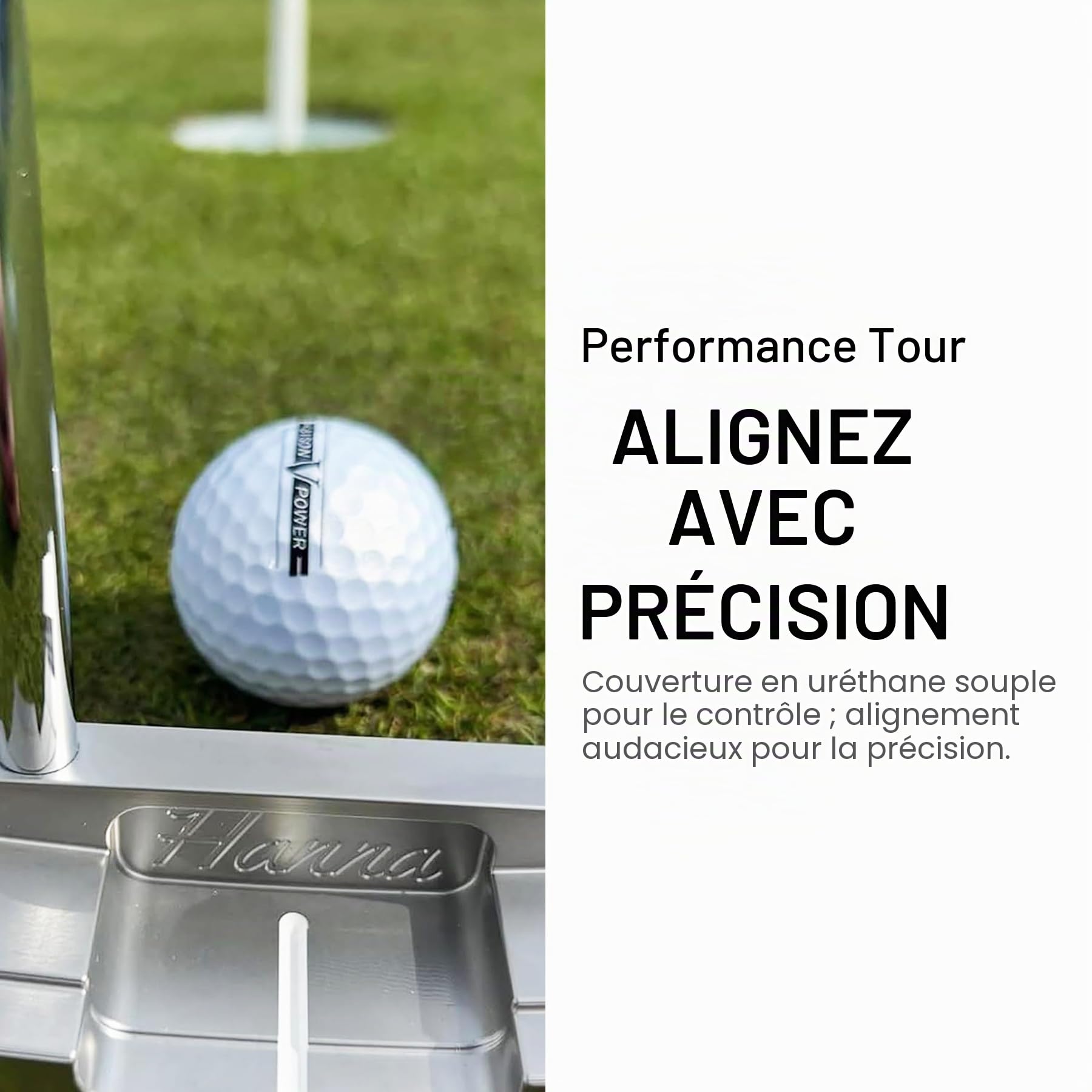 Trust Balles de Golf Bison V/X Power – pour Professionnels et Handicap Faible – Distance Maximale – Trajectoire Droite – Contrôle Ultime – Revêtement Uréthane – 12 ou 48 Balles