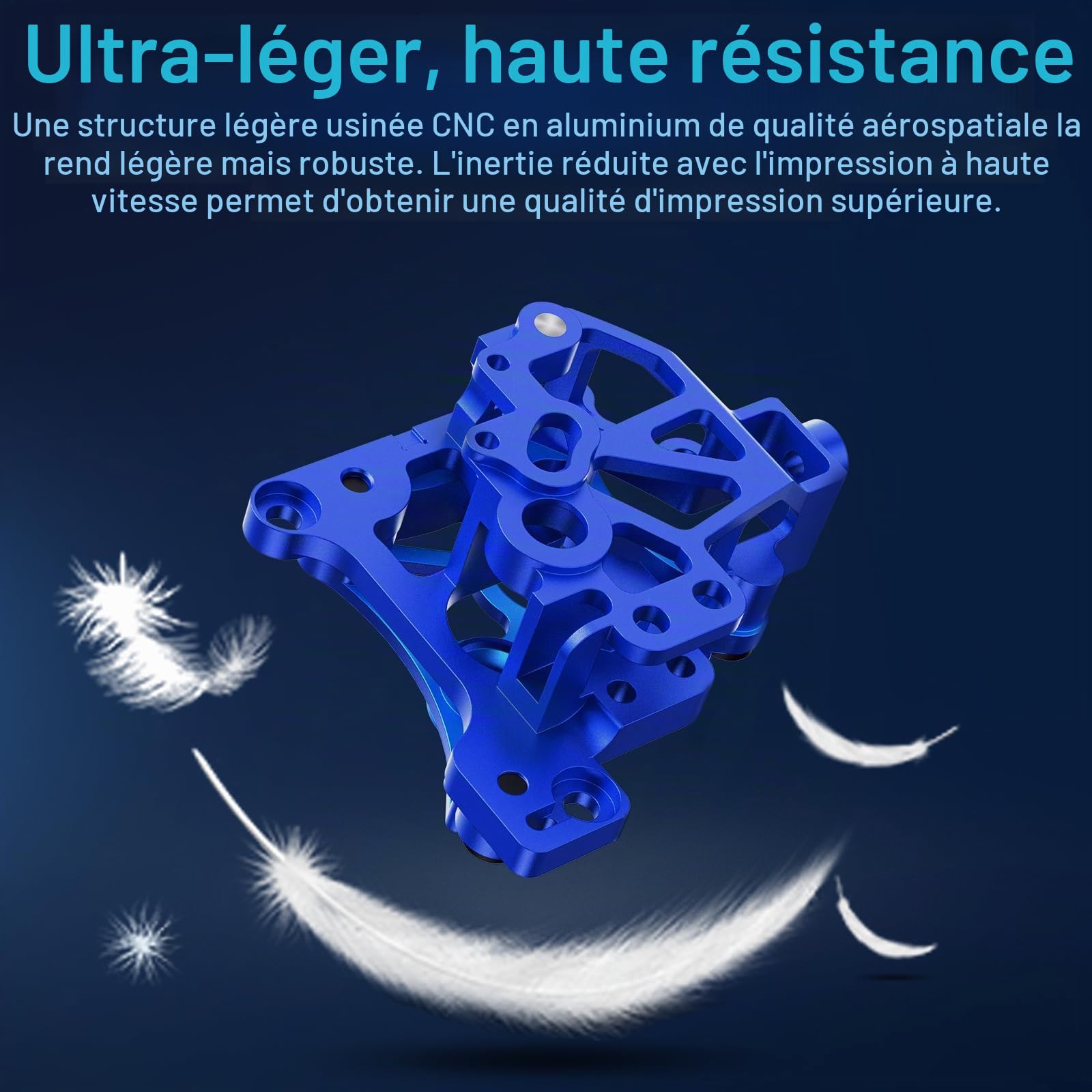 BIQU Panda Extrudeuse CNC creuse légère Coque avec les Bambu-Lab X1/P1