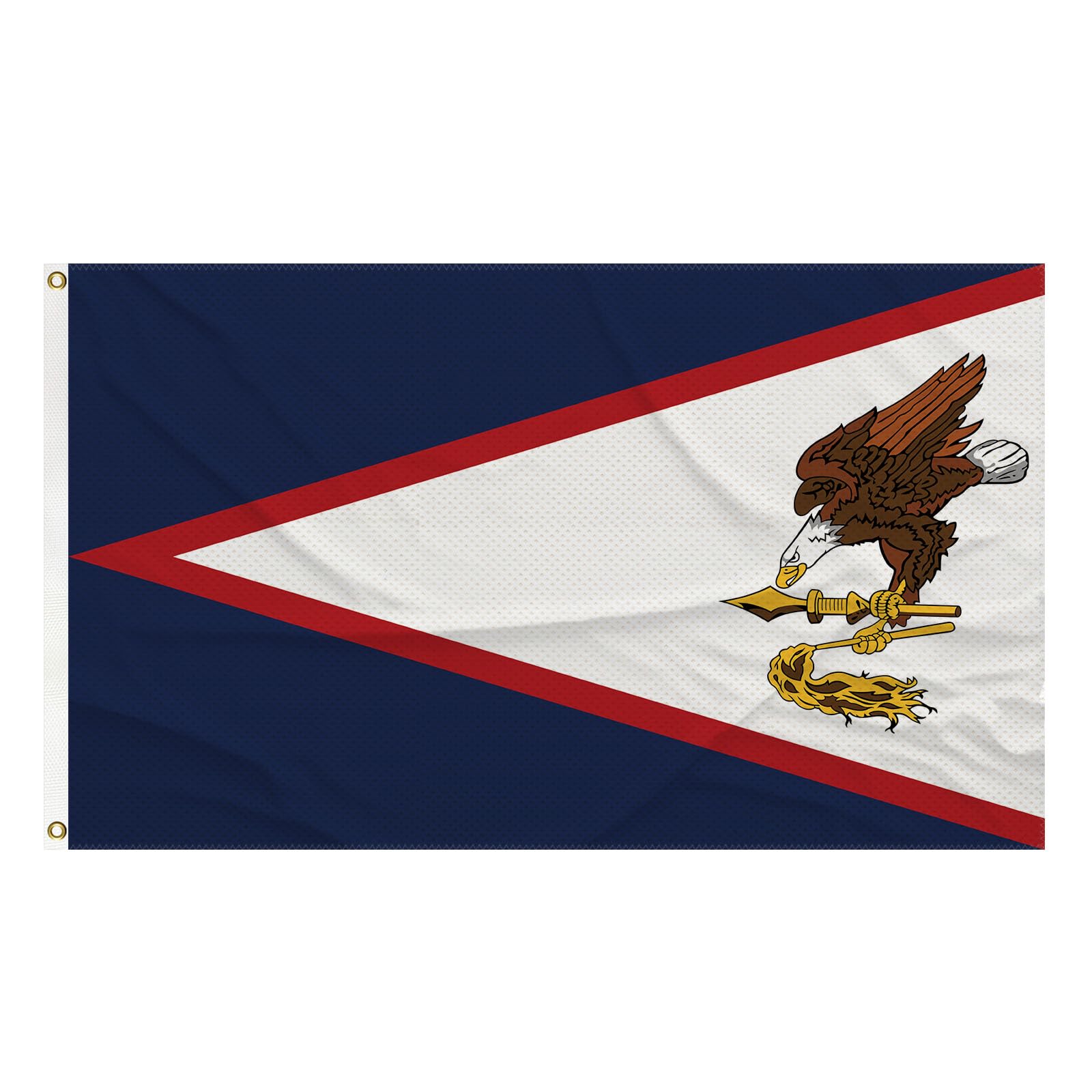 American Samoa Flag, 3x5 Ft Indoor Outdoor Banner, Territory Flag for Garden Wall Deck (American Samoa)