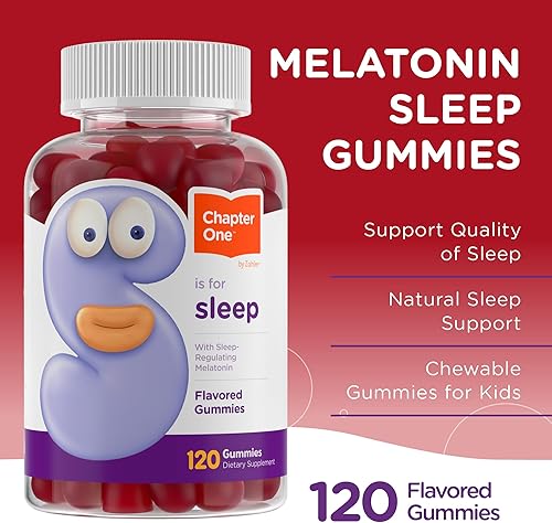 Miniatura 2 de Zahler - Gomitas de melatonina Chapter One Sleep para niños y adultos (120 gomitas saborizadas) - 2.5 mg, Kosher, apoyo natural para el sueño