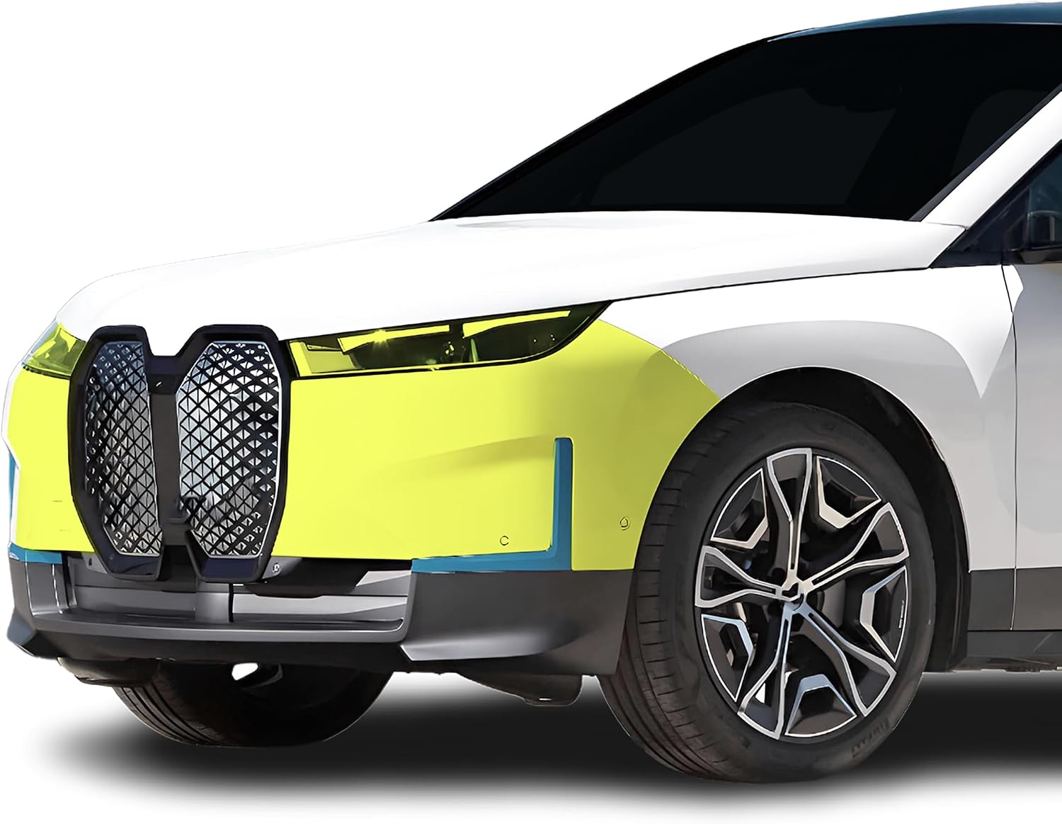 BOGAR TECH DESIGNS for BMW iX 2022+ Front Sides Premium Paint Protection PPF Film Kit Cover, Clear Bra