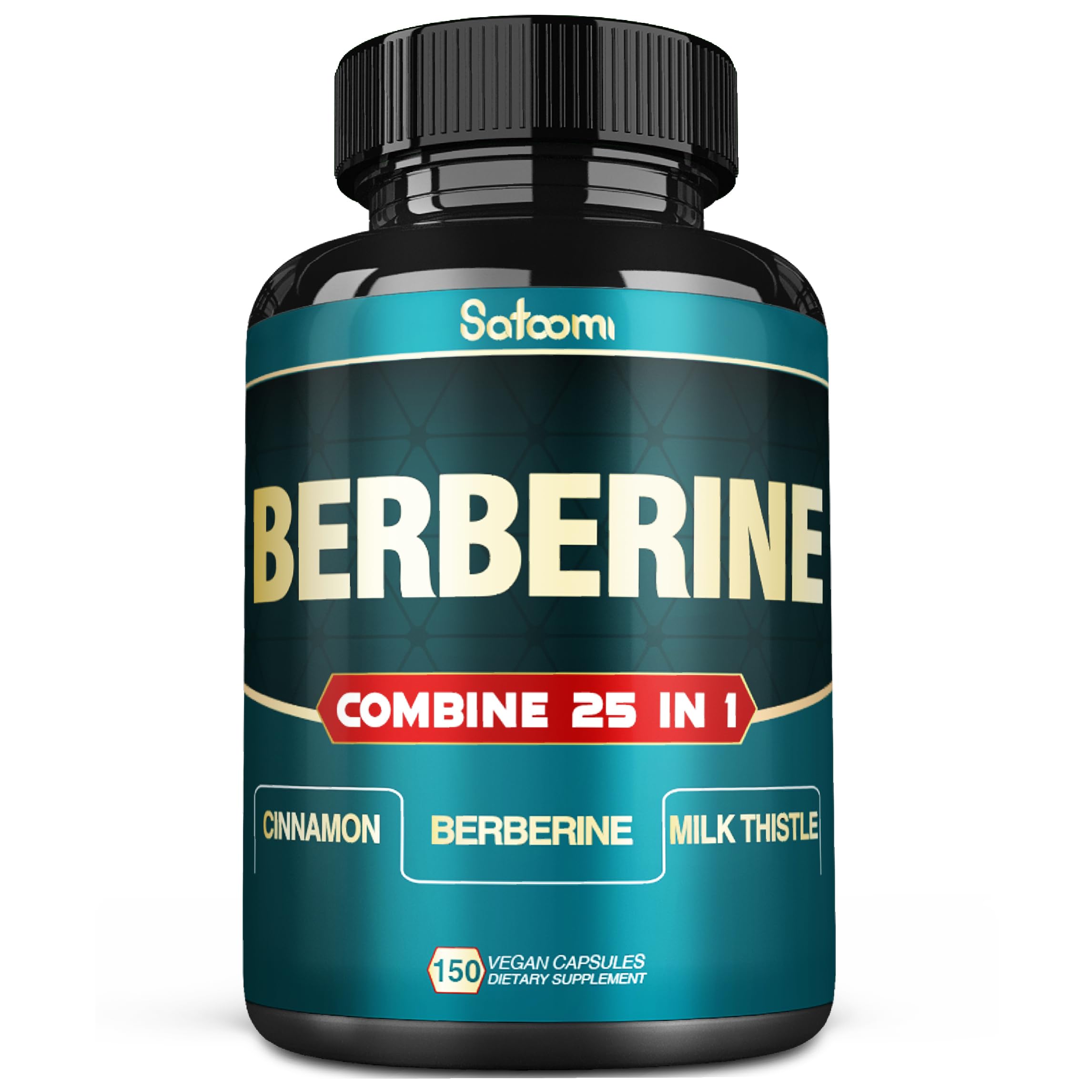 Amazon.com: Satoomi 25in1 Berberine Supplement - Berberine Hcl