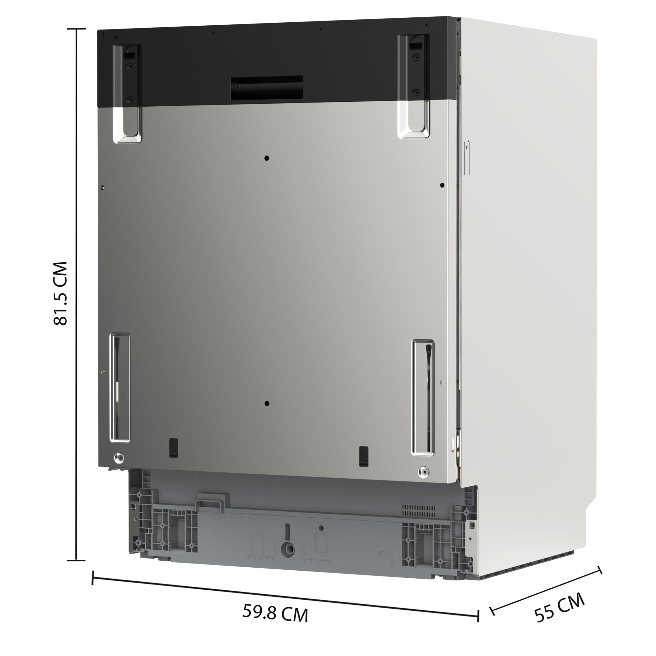 Cecotec Lavastoviglie Incasso 60cm 16 Coperti WiFi Bolero Aguazero 8700 Full-BI Connected. Motore Inverter Plus Duo, 16 Programmi, Vassoio Posate, Controllo Vocale, Funzione Vapore